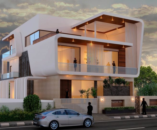 Agarwal Villa Designed by MB Consulting