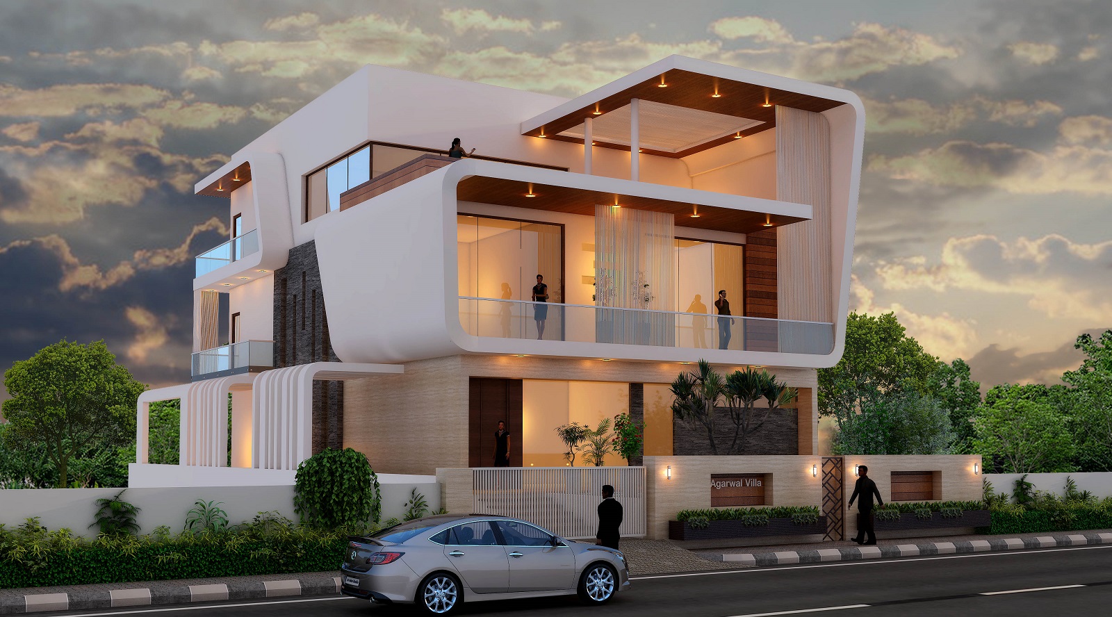 Agarwal Villa Designed by MB Consulting